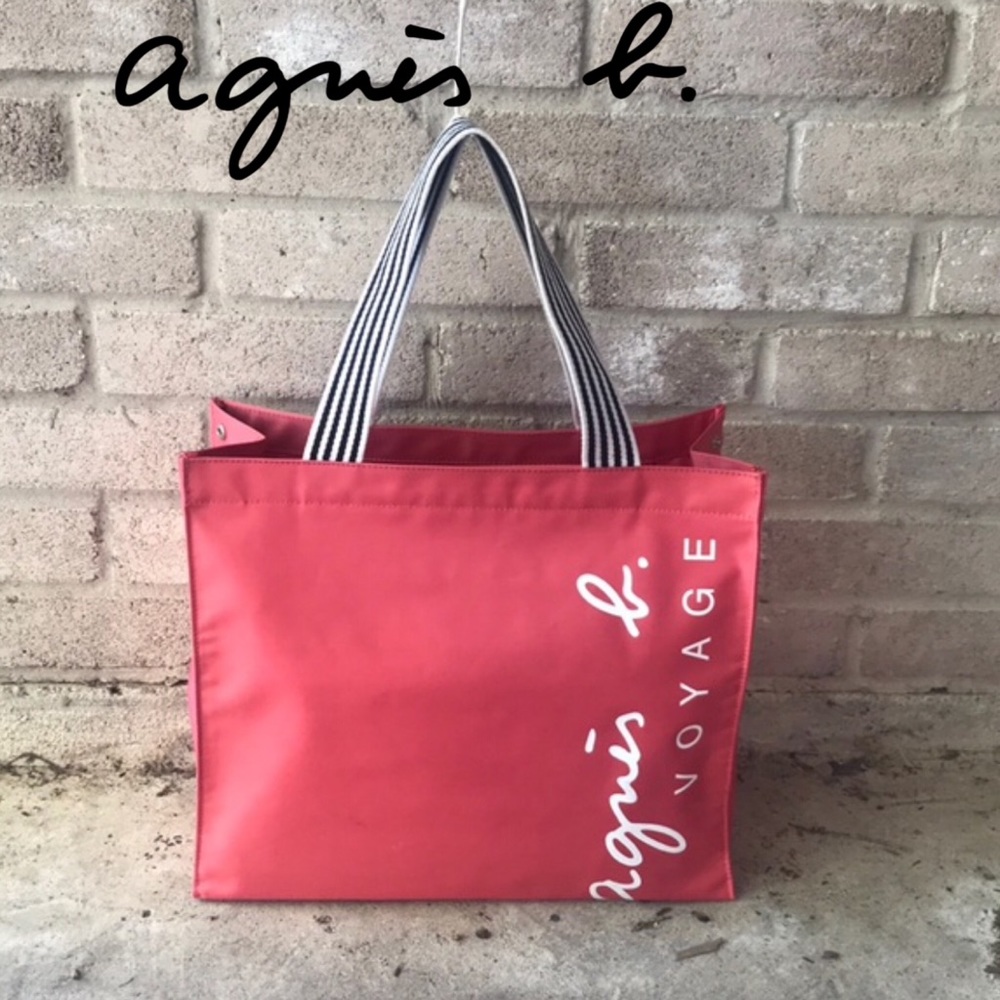 Agnes B. Voyage Nylon Tote